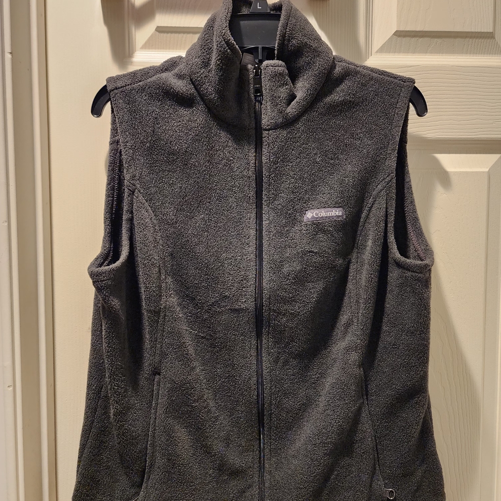 Columbia Gray Fleece Vest